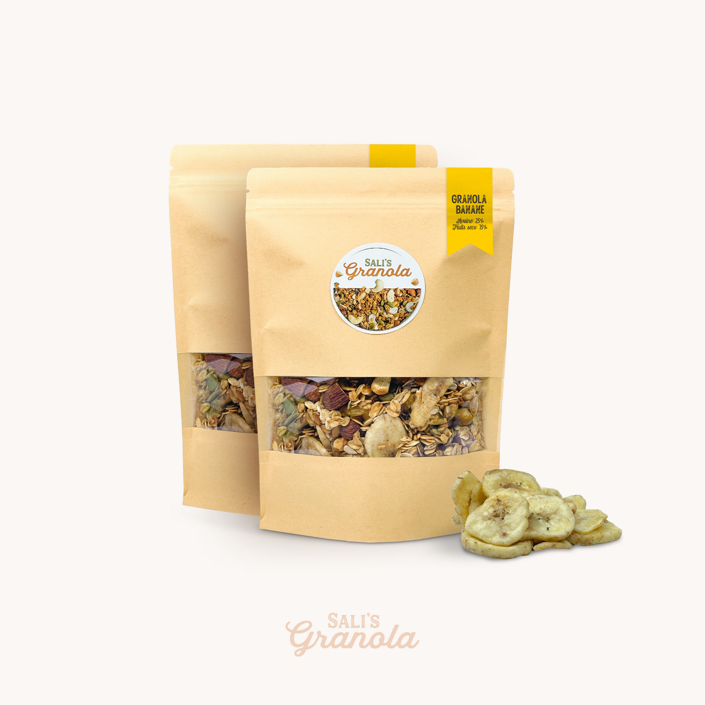 Granola banane 75% fruits sec