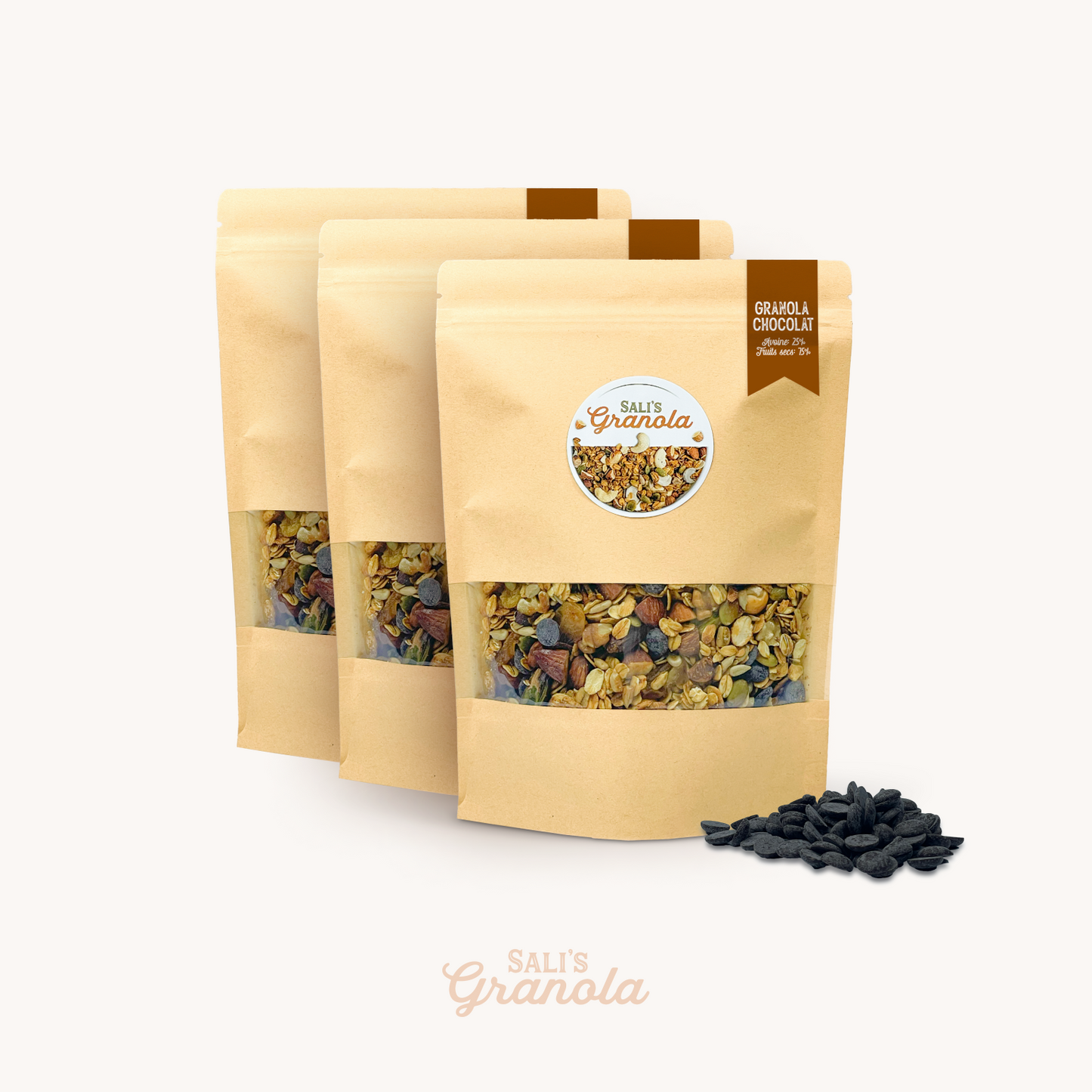 Granola chocolat 75% fruits sec