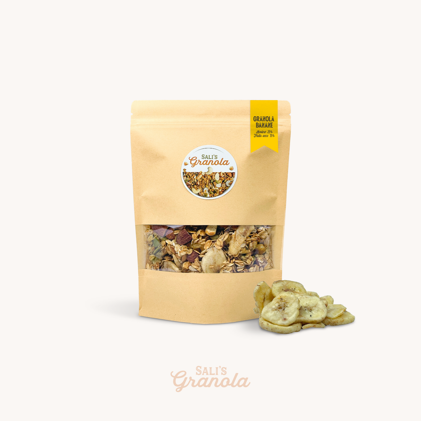 Granola banane 75% fruits sec