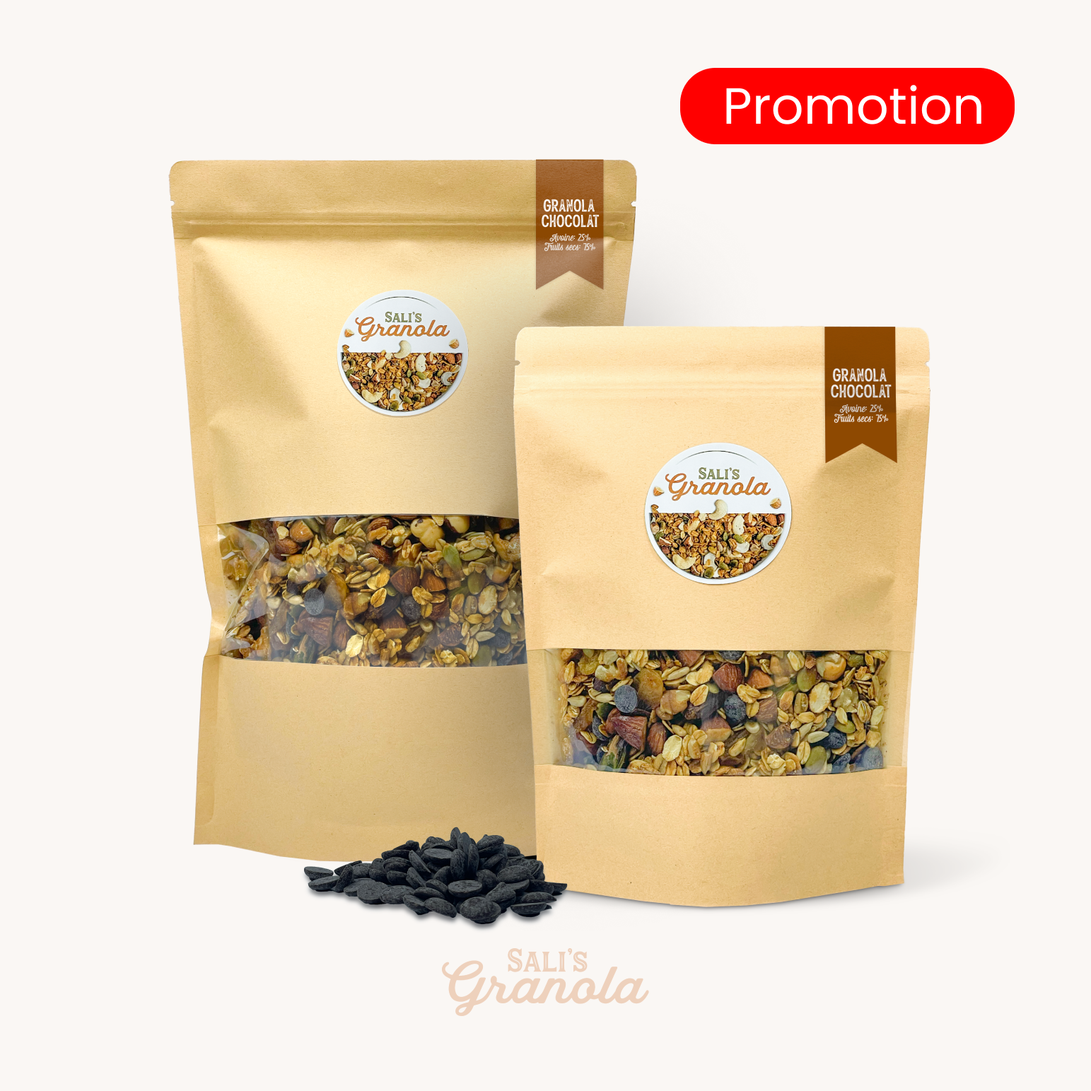 Maxi Pack Granola 75% fruits secs : 1 kg acheté = 250 g OFFERT 🎁