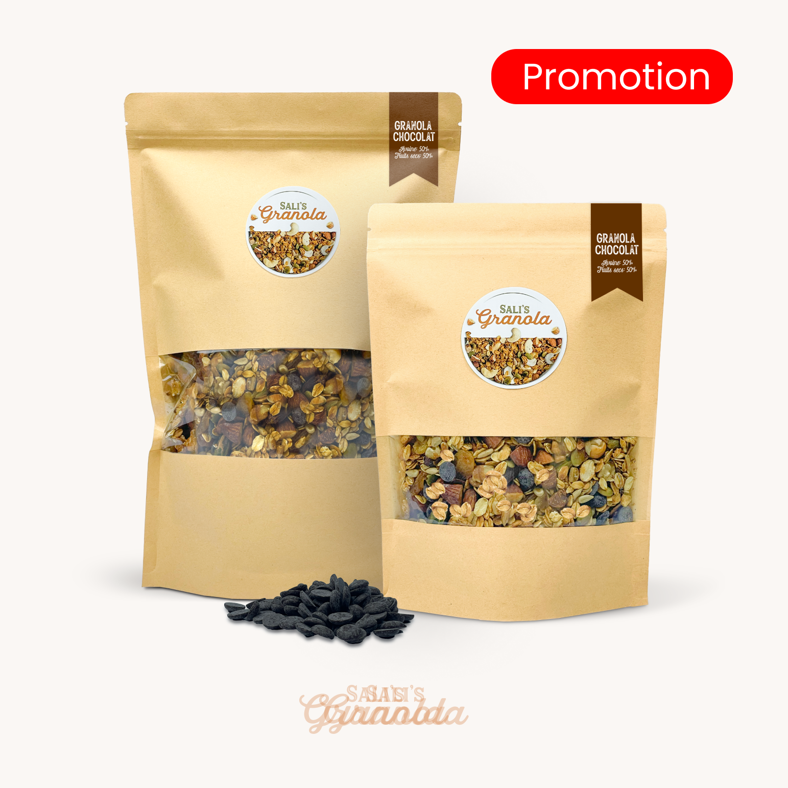 Maxi Pack Granola 50% fruits secs : 1 kg acheté = 250 g OFFERT 🎁